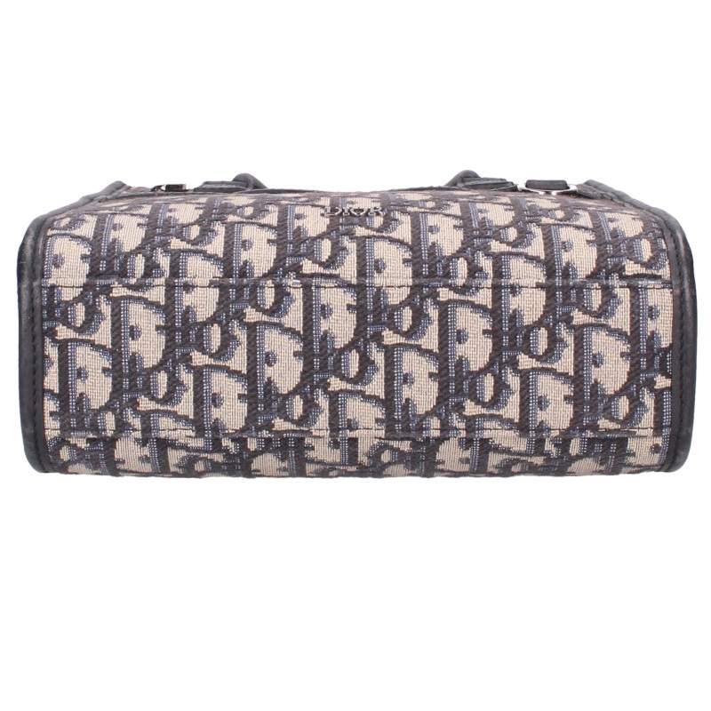 DIOR Oblíque North South Shoulder Bag Navy Size ONE SIZE