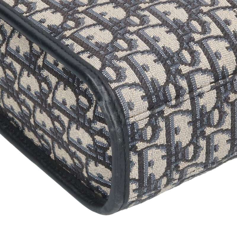 DIOR Oblíque North South Shoulder Bag Navy Size ONE SIZE