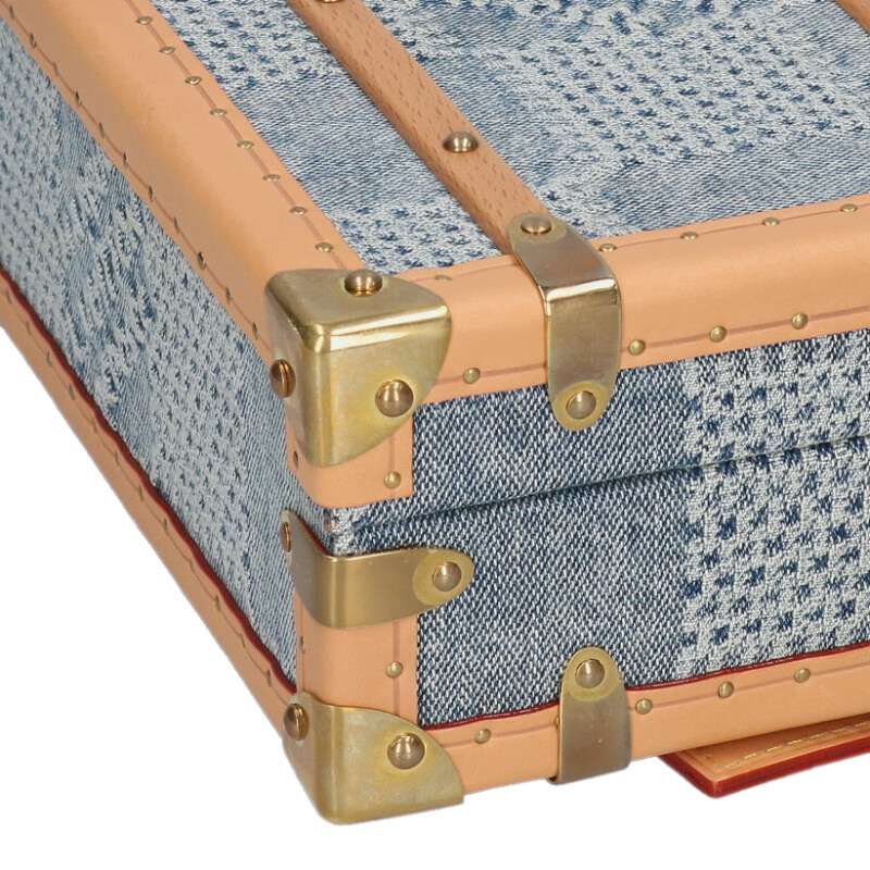 LOUISVUITTON N40626 Handle Trunk Damier Denim Bag Indigo