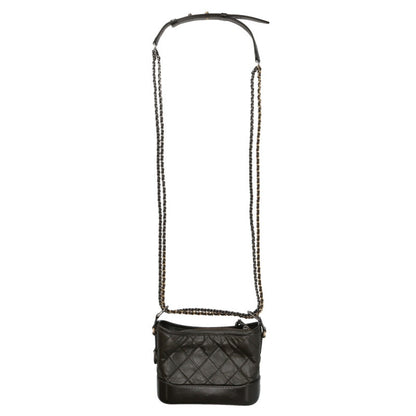 CHANEL Gabrielle Small Hobo Leather Shoulder Size ONE SIZE
