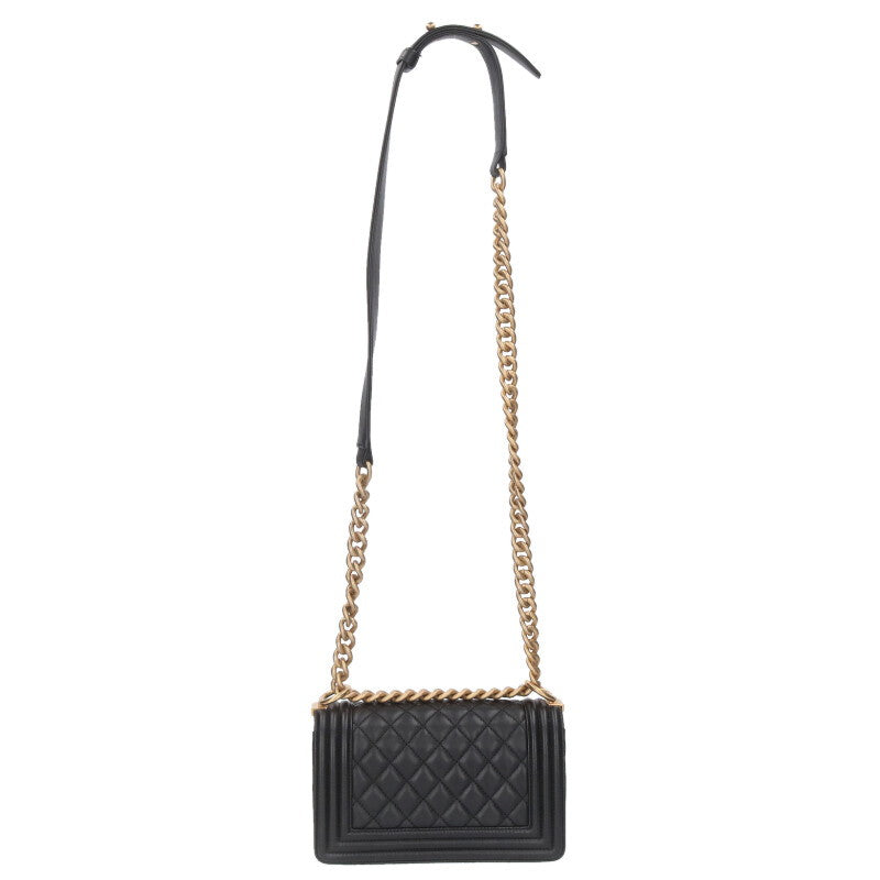 CHANEL Boy Chanel 20 Lambskin CC Chain Bag Size ONE SIZE