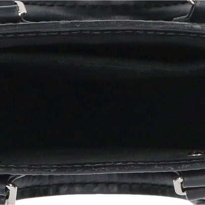 LOUISVUITTON Petite Sac Plat Epi Leather Black Size ONE SIZE