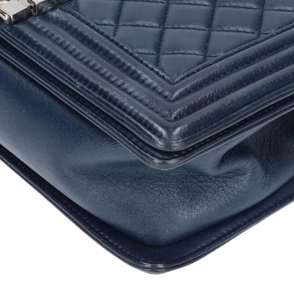 CHANEL Boy Chanel 25 Lambskin Chain Bag Size ONE SIZE