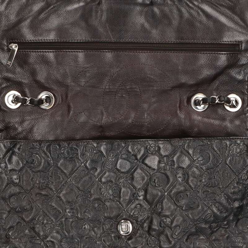 CHANEL Matelasse Icon Leather Chain Shoulder Size ONE SIZE