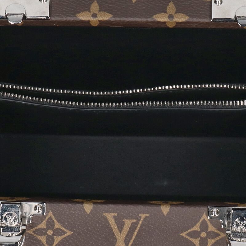 LOUISVUITTON Clutch Box Monogram Macassar Size ONE SIZE