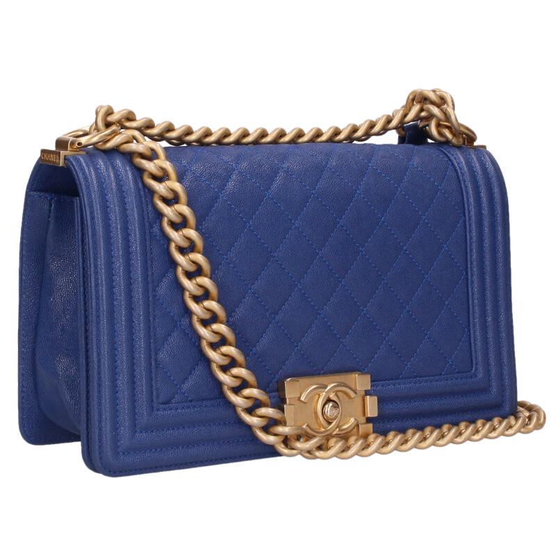 CHANEL Boy Chanel 25 Caviar Leather Chain Size ONE SIZE