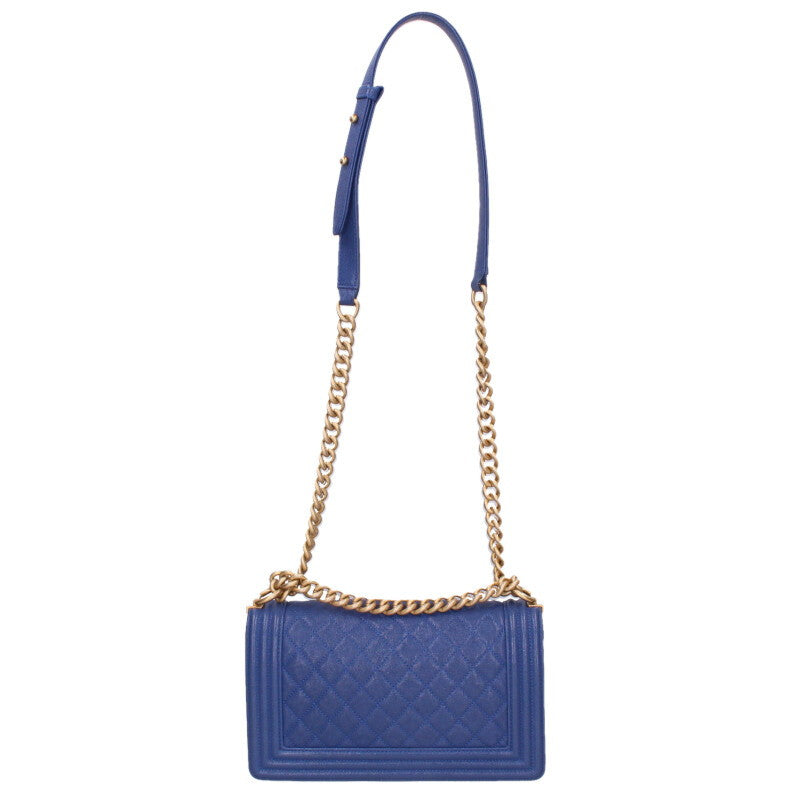 CHANEL Boy Chanel 25 Caviar Leather Chain Size ONE SIZE