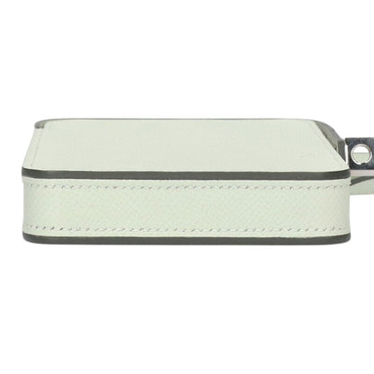 HERMES Acabox Silver HW Mobile Case Shoulder Size ONE SIZE