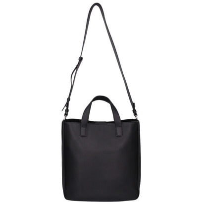 DIOR Saddle Leather 2WAY Shoulder Bag Black Size ONE SIZE