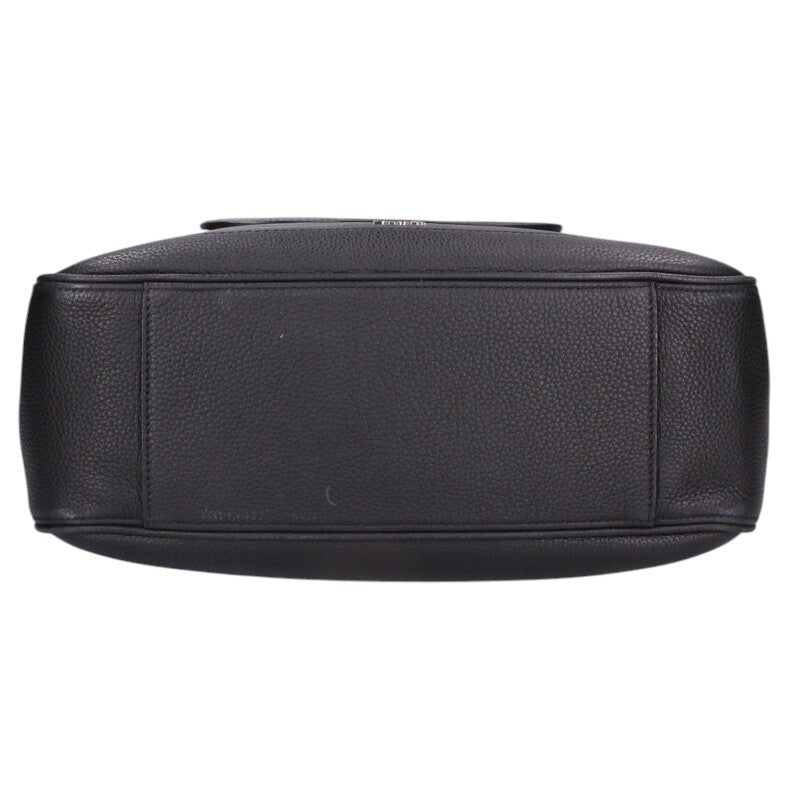 DIOR Saddle Leather 2WAY Shoulder Bag Black Size ONE SIZE
