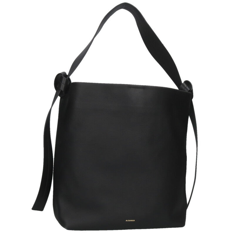 JILSANDER Leather Shoulder Bag Black Size ONE SIZE