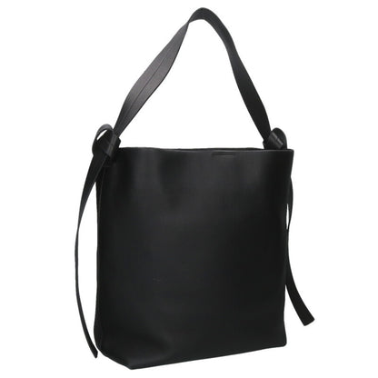 JILSANDER Leather Shoulder Bag Black Size ONE SIZE