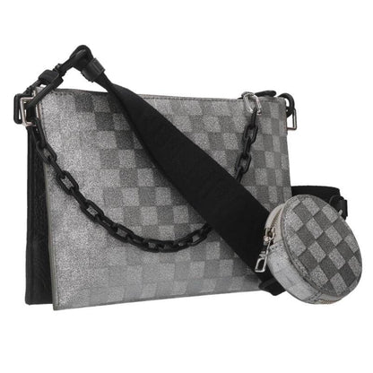 LOUISVUITTON Trio Pouch Damier Glitter Size ONE SIZE