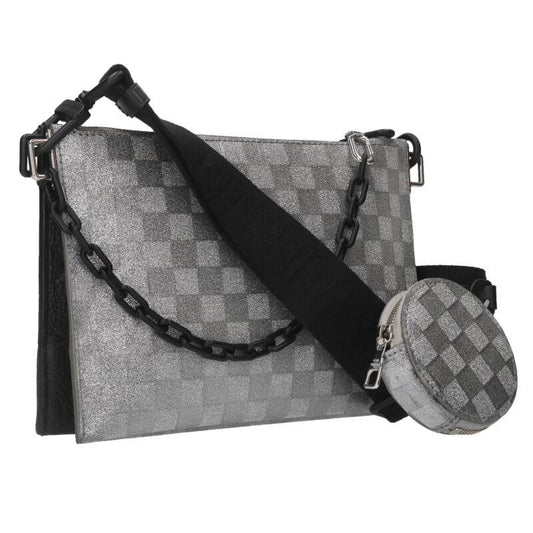 LOUISVUITTON Trio Pouch Damier Glitter Size ONE SIZE
