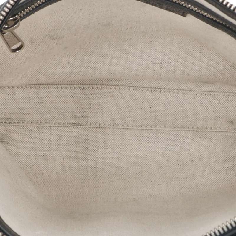 GUCCI Jumbo GG Leather Shoulder Bag Black Size ONE SIZE