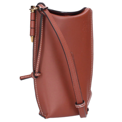 LOEWE Gate Pocket Anagram Leather Shoulder Bag Size ONE SIZE