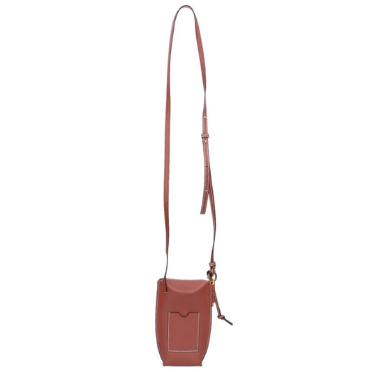 LOEWE Gate Pocket Anagram Leather Shoulder Bag Size ONE SIZE