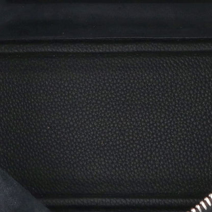 HERMES Bolide Togo Messenger Bag Black/Silver Size ONE SIZE