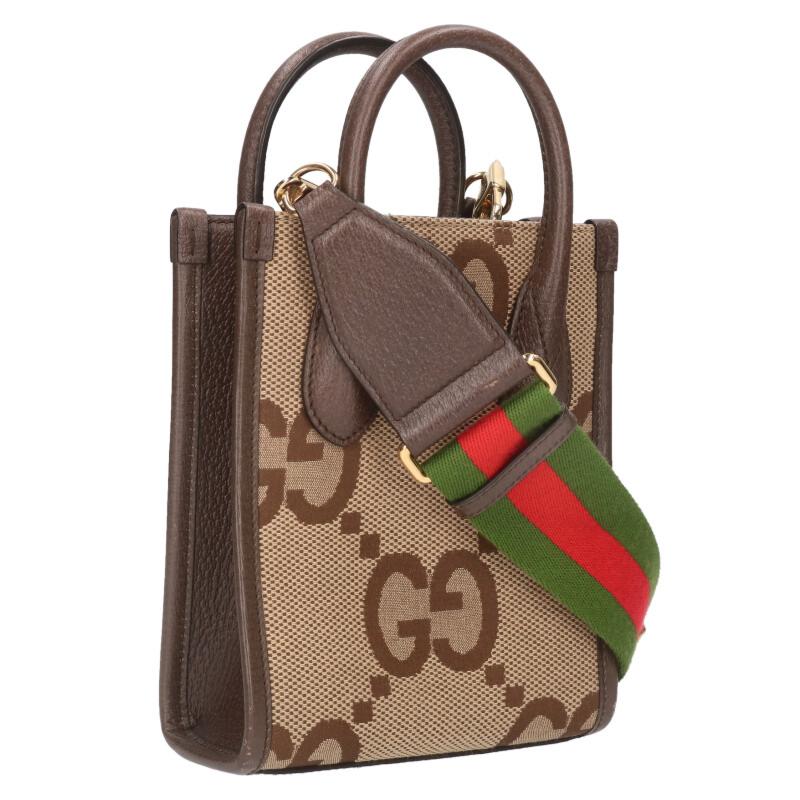 GUCCI Jumbo GG Shoulder Bag Beige Size ONE SIZE
