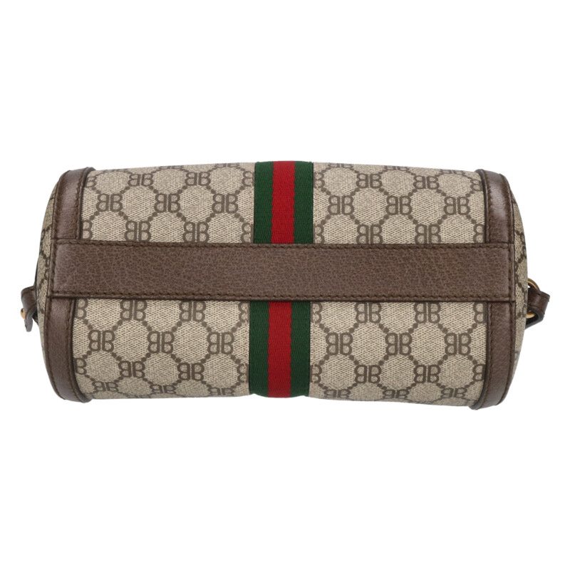 Balenciaga x Gucci The Hacker Project GG pattern canvas shoulder bag