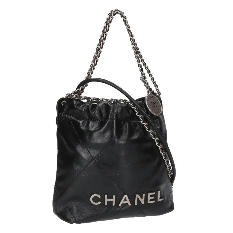 CHANEL Chanel 22 Quilted 2WAY Mini Shoulder Size ONE SIZE
