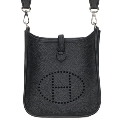 HERMES Evelyne TPM Silver HW Leather Shoulder Size ONE SIZE