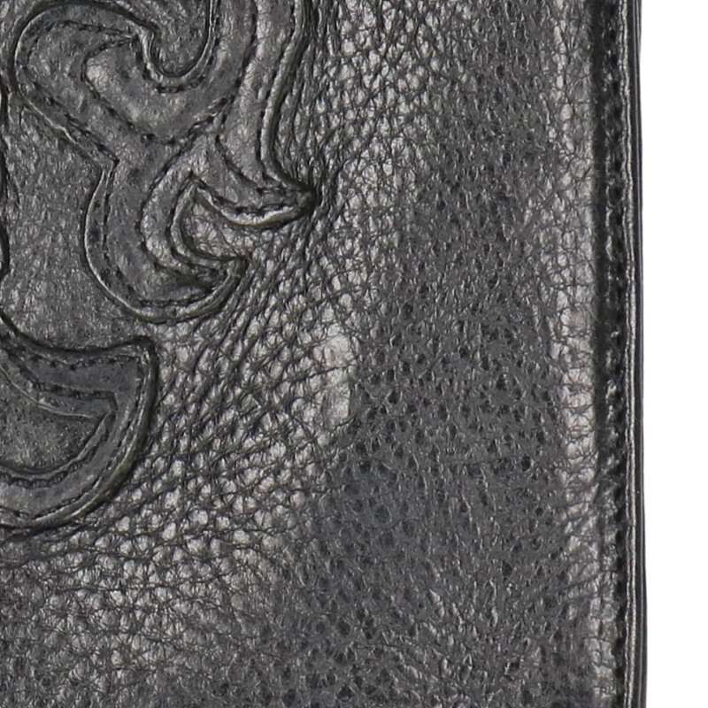 Chrome Hearts SQ PKT BS Fleur Leather Shoulder