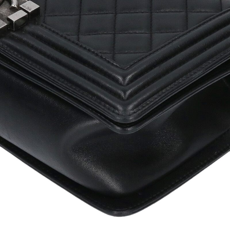 CHANEL Boy Chanel 25 Lambskin Chain Shoulder Size ONE SIZE