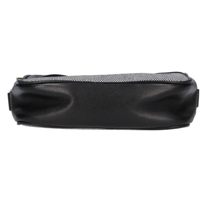 Saint Laurent Paris x Canvas Leather shoulder bag Grey x Black One Size