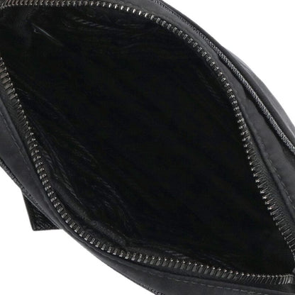 PRADA Re-Nylon Leather Pouch Shoulder Bag Size ONE SIZE