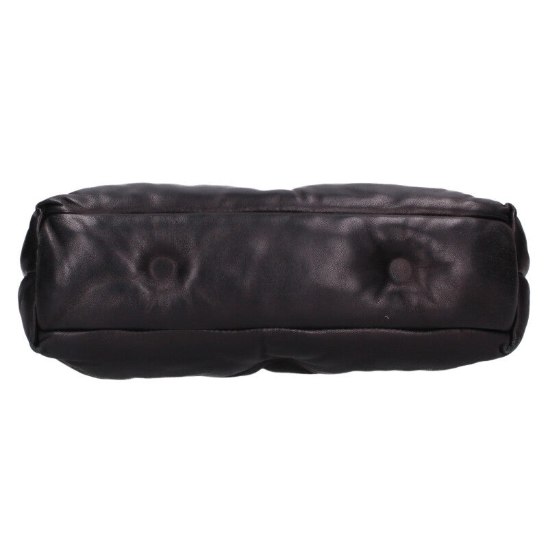 Maison Margiela Glam Slam Leather Shoulder Bag Black