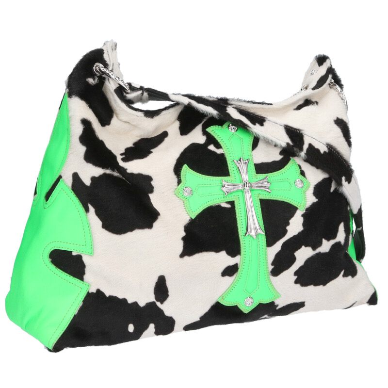 Chrome Hearts LITLLE LYON Haircalf Large Cross Size ONE SIZE