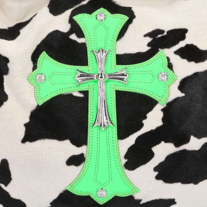 Chrome Hearts LITLLE LYON Haircalf Large Cross Size ONE SIZE