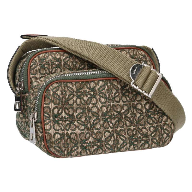 LOEWE Anagram Camera Shoulder Bag Green Size ONE SIZE