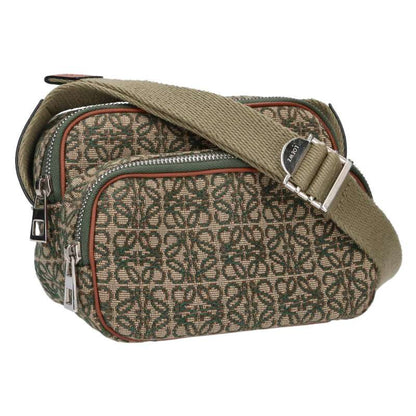 LOEWE Anagram Camera Shoulder Bag Green Size ONE SIZE