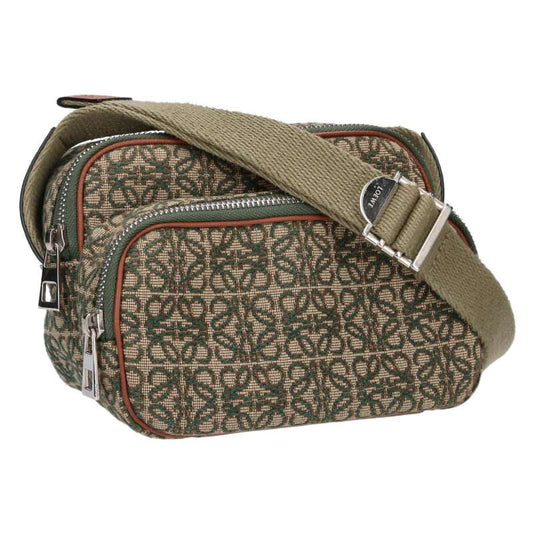 LOEWE Anagram Camera Shoulder Bag Green Size ONE SIZE