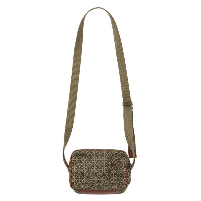 LOEWE Anagram Camera Shoulder Bag Green Size ONE SIZE
