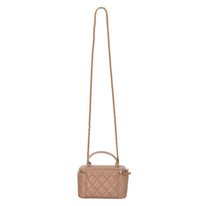 CHANEL AP2199 Quilted Top Handle Vanity Bag Size ONE SIZE
