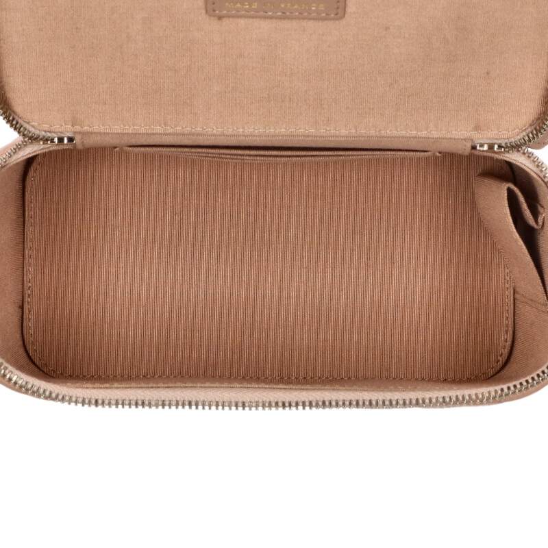 CHANEL AP2199 Quilted Top Handle Vanity Bag Size ONE SIZE
