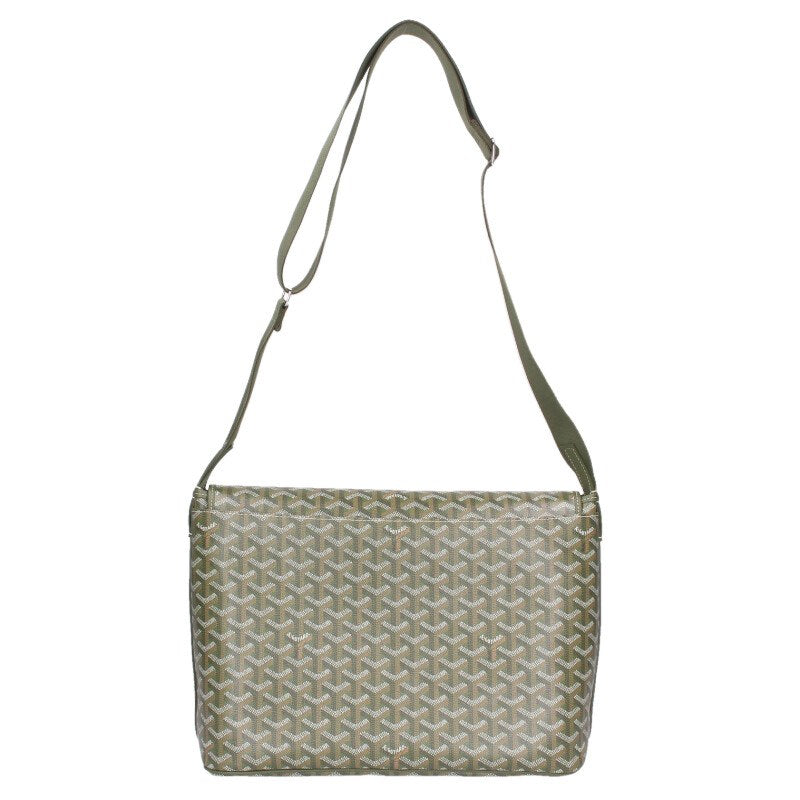 GOYARD Capétien MM Marquage Shoulder Bag Green Size ONE SIZE