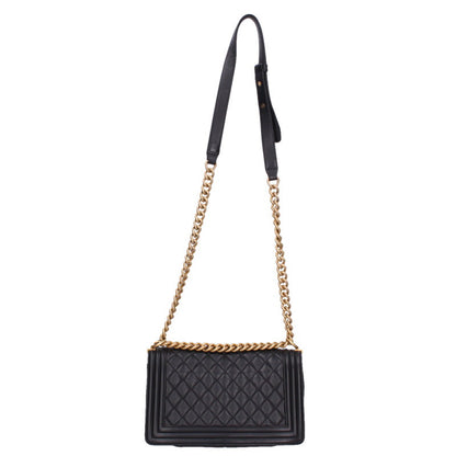 CHANEL Boy Chanel 25 Lambskin Chain Bag Multi Size ONE SIZE