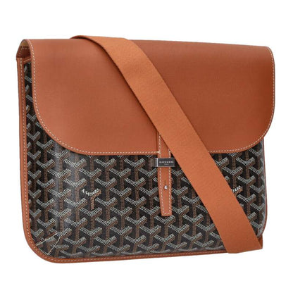 GOYARD Croisiere PVC Messenger Bag Brown Size ONE SIZE