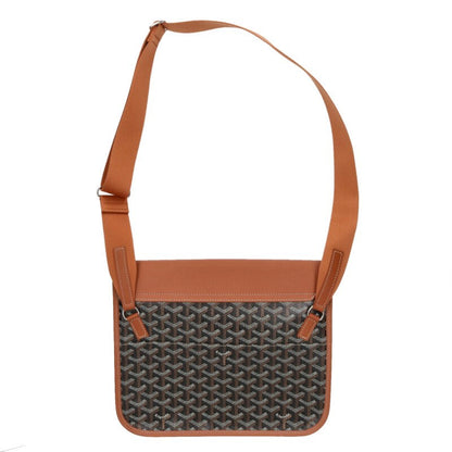 GOYARD Croisiere PVC Messenger Bag Brown Size ONE SIZE