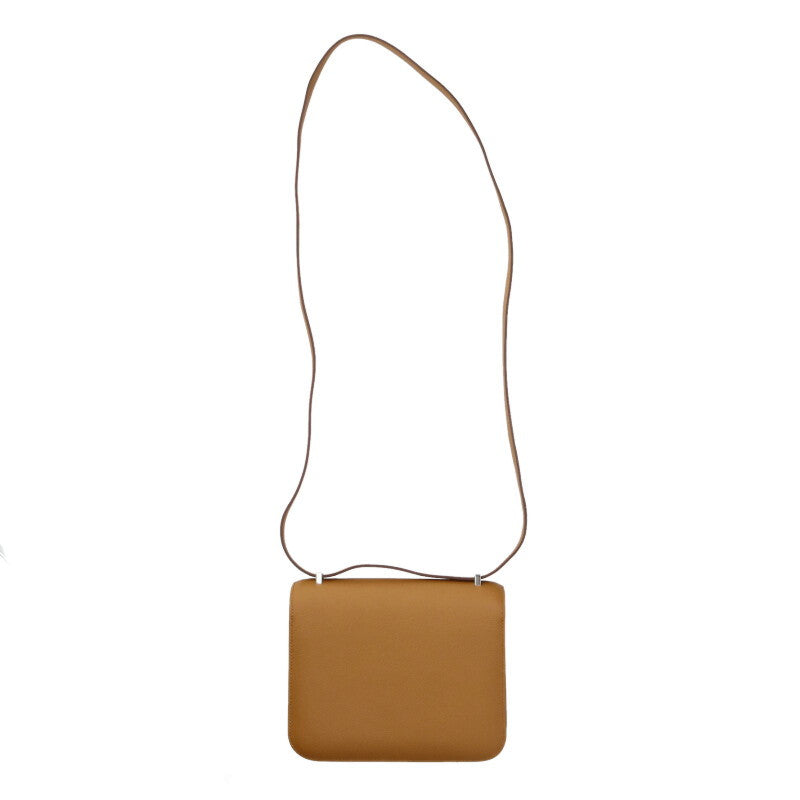 HERMES Constance Mini Epsom Shoulder Bag Brown Size ONE SIZE