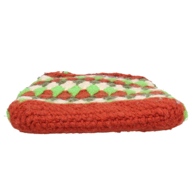Marni MARNI MARKET Chessboard Knit Multi-Color Shoulder Bag