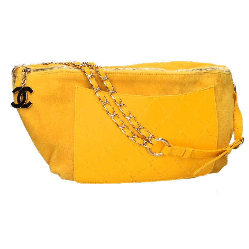CHANEL x Pharrell CC Slang Suede Chain Bag Size ONE SIZE