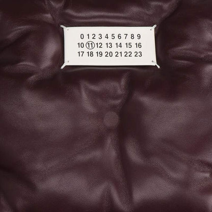Maison Margiela Glam Slam Leather Shoulder Bag Red