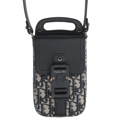DIOR Saddle Oblique Vertical Pouch Shoulder Size ONE Multi