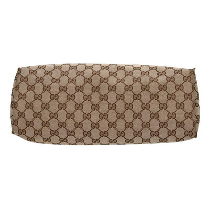 GUCCI GG Canvas Shoulder Bag Beige Size ONE SIZE