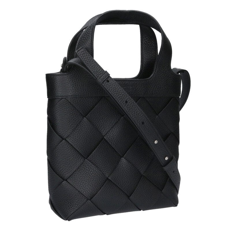 BOTTEGA VENETA Diago Small Leather Shoulder Size ONE Black